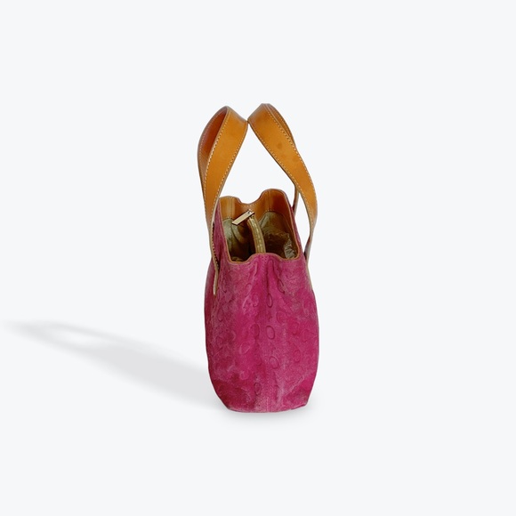 Authentic Celine Pink Suede Mini Tote - Picture 3 of 14